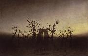 Caspar David Friedrich Abbey under Oak Trees (mk09) china oil painting artist